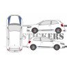 Kit WRC Version 2 Latéraux et Toit VW Polo | Fun Stickers