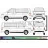 VW Transporter T5 Side Stripe Sticker Kit – 13 Colors
