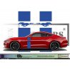 Ford Mustang Side Stripe Stickers with Pony Logo – 13 Colors