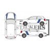 Kit Style WRC Bandes Latérales et Toit VW Polo | Fun Stickers