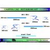 Motorhome Decoration Sticker Kit – Blue Wave Design