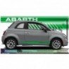 Fiat 500 ABARTH autocollant stripping bandes laterales sport Fun Stickers