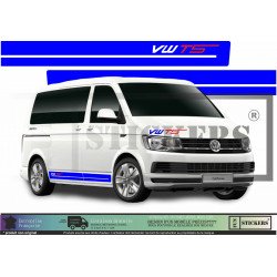 Kit Bandes Latérales VW Transporter T5 13 Couleurs | Fun Stickers