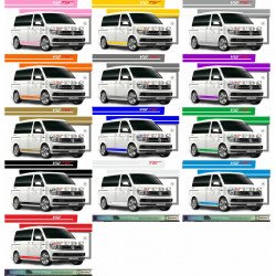 VW Transporter T5 Side Stripe Sticker Kit – 13 Colors