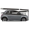 bandes autocollants laterales pour fiat 500