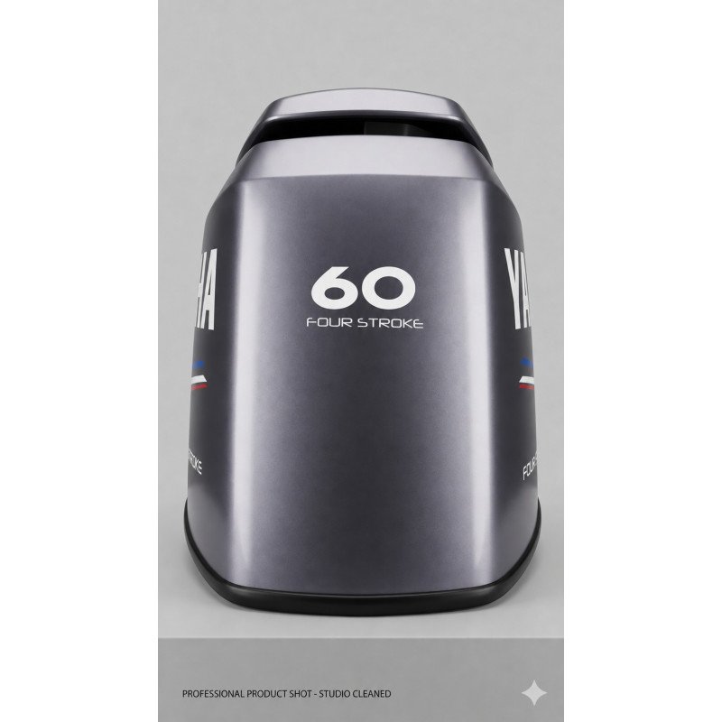 Yamaha 60 Four Stroke Sticker Kit - top cowl view 60 Four Stroke - Fun Stickers
