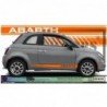 Fiat 500 ABARTH autocollant stripping bandes laterales sport Fun Stickers