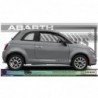 Fiat 500 ABARTH autocollant stripping bandes laterales sport Fun Stickers