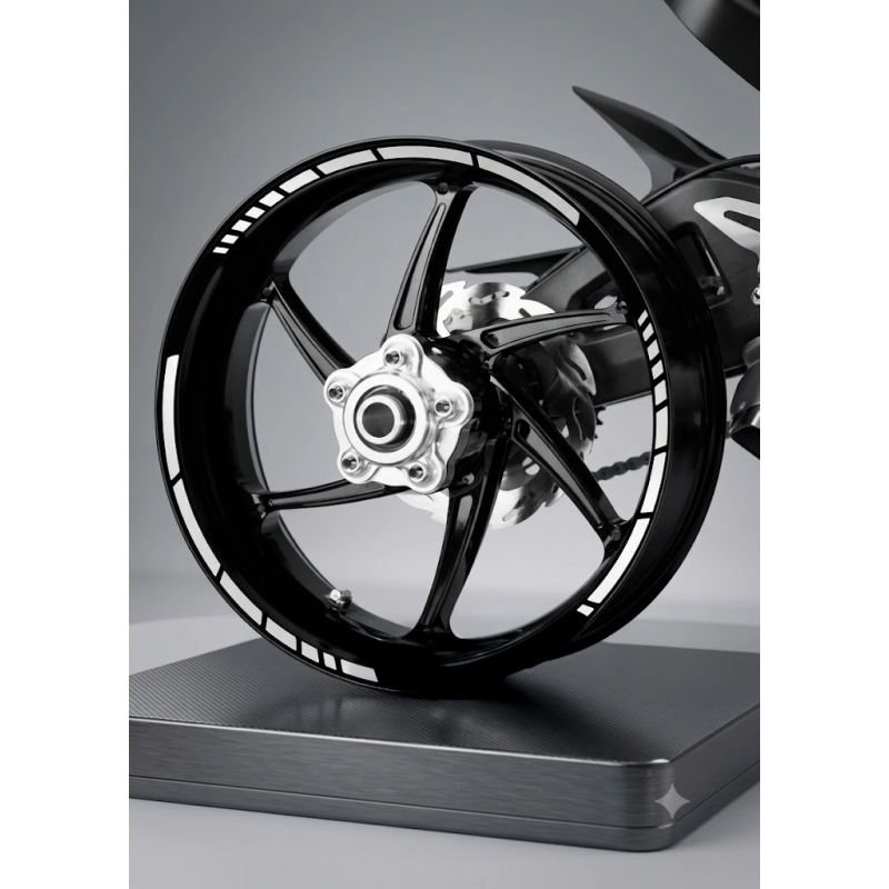 Liserets Moto x2 - Bandes Décoratives Autocollantes Vinyle