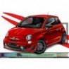 Fiat 500 Abarth kit complet autocollant toit capot hayon Fun Stickers