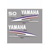 Kit Stickers Yamaha 50 Four Stroke - Autocollants Hors-Bord | Fun-Stickers.fr