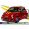 Fiat 500 Abarth kit complet autocollant toit capot hayon Fun Stickers