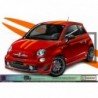 Fiat 500 Abarth kit complet autocollant toit capot hayon Fun Stickers