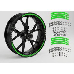 Liseret de jantes moto Monster Energy - Autocollant Bande Décorative Vinyle