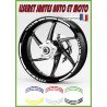 Liserets Moto x2 - Bandes Décoratives Autocollantes Vinyle