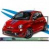 Fiat 500 Abarth kit complet autocollant toit capot hayon Fun Stickers