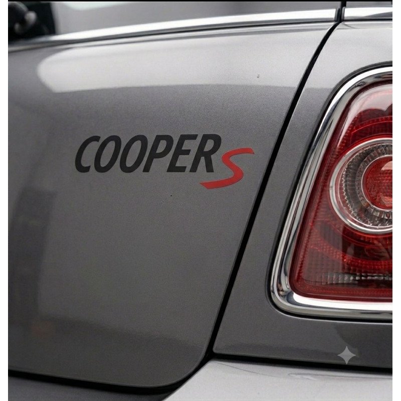 Stickers Logo Mini Cooper S - Autocollant | Fun-Stickers.fr