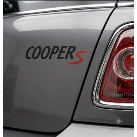 Stickers Logo Mini Cooper S - Autocollant | Fun-Stickers.fr