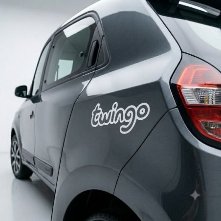 Stickers Logo Twingo x2 - Autocollants Décoratifs Vinyle