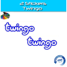Stickers Logo Twingo x2 - Autocollant | Fun-Stickers.fr