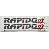 Stickers Logo Rapido 65x20 cm x2 - Camping-Car | Fun-Stickers.fr