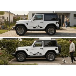 copy of JEEP WILLYS Wrangler  KIT army USMC -  - Kit Complet - voiture Sticker Autocollant Graphic Decals
