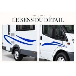 Stickers Camping-car Courbes Origine