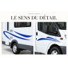 Stickers Camping-car Courbes Origine