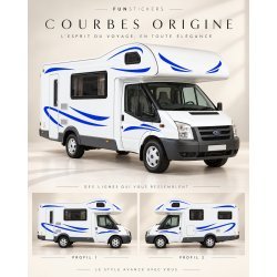 Stickers Camping-car Courbes Origine