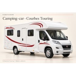 Motorhome Courbes Touring decals