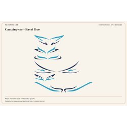 Stickers Camping-car Envol Duo