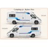 Stickers Camping-car Ruban Duo