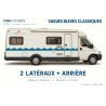 Motorhome Vagues Bleues Classiques decals