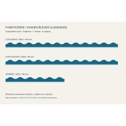 Motorhome Vagues Bleues Classiques decals
