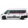 Stickers Fiat Ducato L2H2 Bandeau Carmin