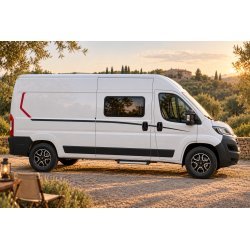 Stickers Fiat Ducato L2H2 Ligne Carmin