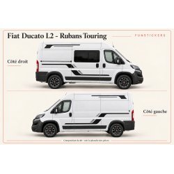 Stickers Fiat Ducato L2 Rubans Touring