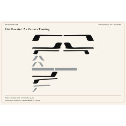 Fiat Ducato L2 Rubans Touring decals