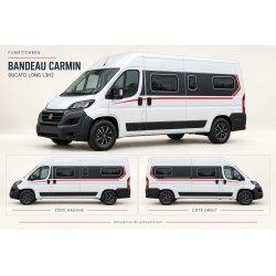 Fiat Ducato L3H2 Bandeau Carmin decals