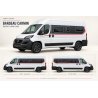 Stickers Fiat Ducato L3H2 Bandeau Carmin