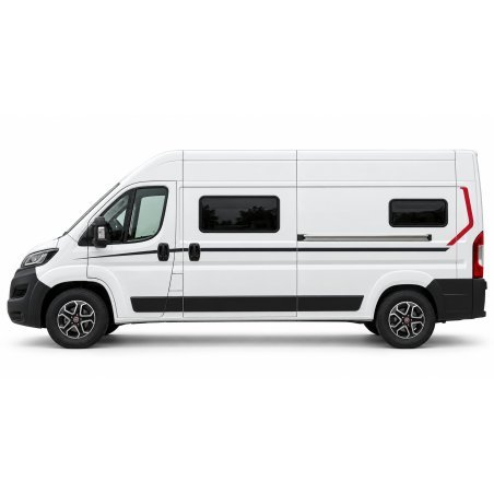 Stickers Fiat Ducato L3H2 Ligne Carmin