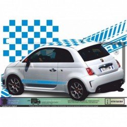 Fiat 500 ABARTH kit deco sticker stripping scorpion autocollant Fun Stickers
