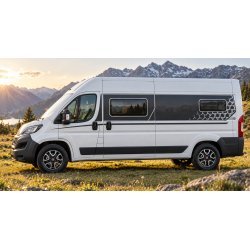 Stickers Fiat Ducato L3H2 Trame Géométrique