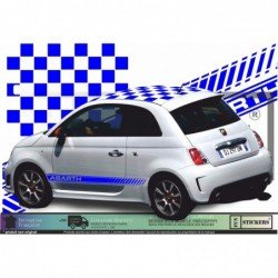 Fiat 500 ABARTH kit deco sticker stripping scorpion autocollant Fun Stickers