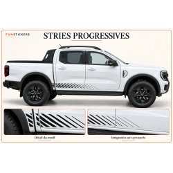 Stickers Ford Ranger PHEV Stries Progressives