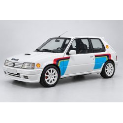 Peugeot 205 Rallye Quadrichrome decals