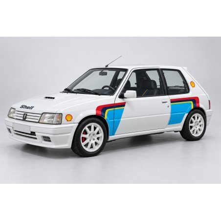 Peugeot 205 Rallye Quadrichrome decals