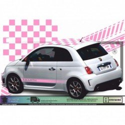 Fiat 500 ABARTH kit deco sticker stripping scorpion autocollant Fun Stickers