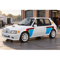 Peugeot 205 Rallye Quadrichrome decals
