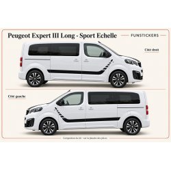 Peugeot Expert III Long Sport Échelle decals